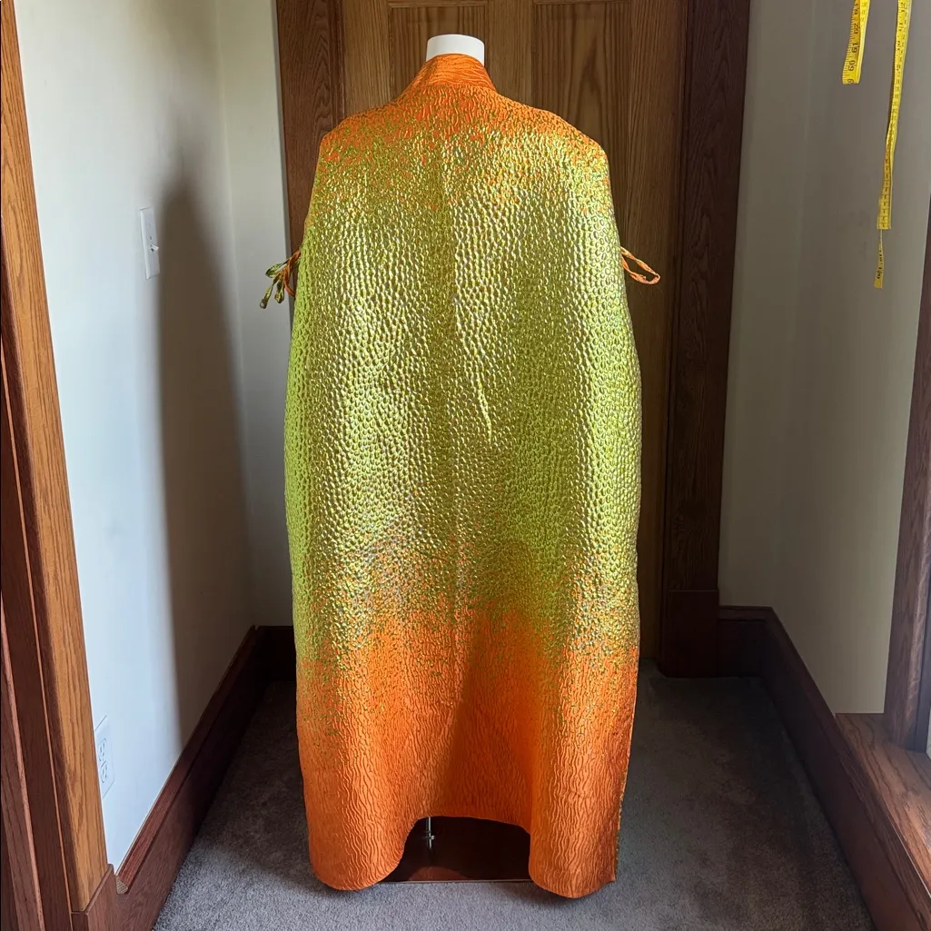 Amunyelia Green/Orange African Bubu Dress SIZE OS Green - Image 6