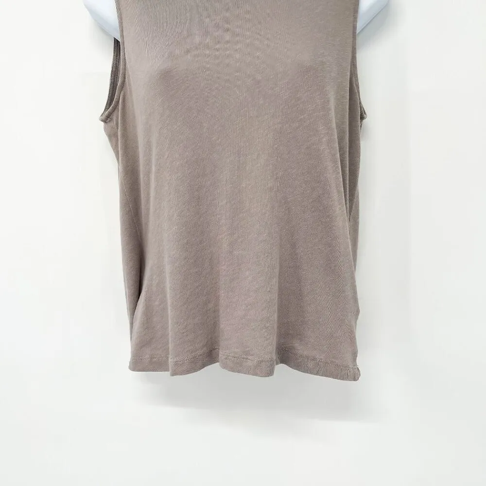 Nation LTD Fiona Open Back Twist Back Distressed Muscle Tank Top Shirt Evereve - Image 6