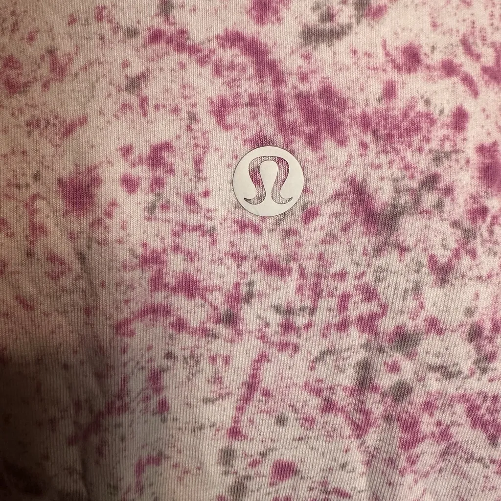Lululemon Love L/S Shirt Cirrus Wash Alpine White Lunar Rock Vivid Plum 12 ? Pink - Image 5