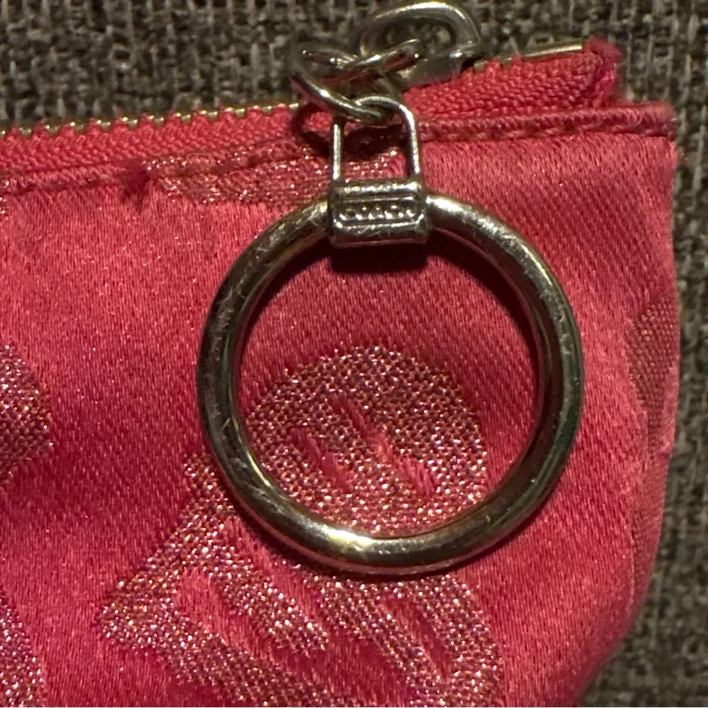 Coach Poppy Storypatch Hot Pink Glam Tote 15301 Limited Edition Nylon Metallic - Image 6