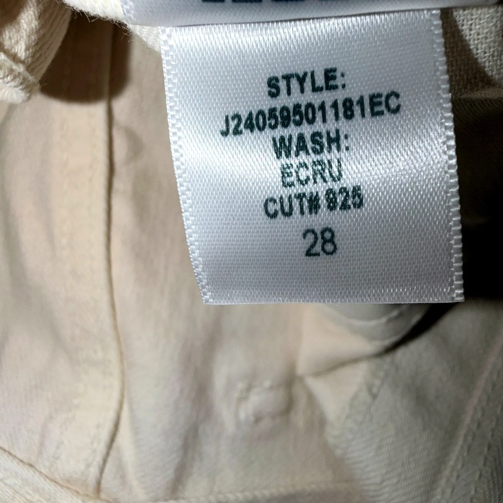 Veronica Beard Haizley Extra Wide Leg Jeans High Rise Ecru (Cream) Size 28 - Image 8