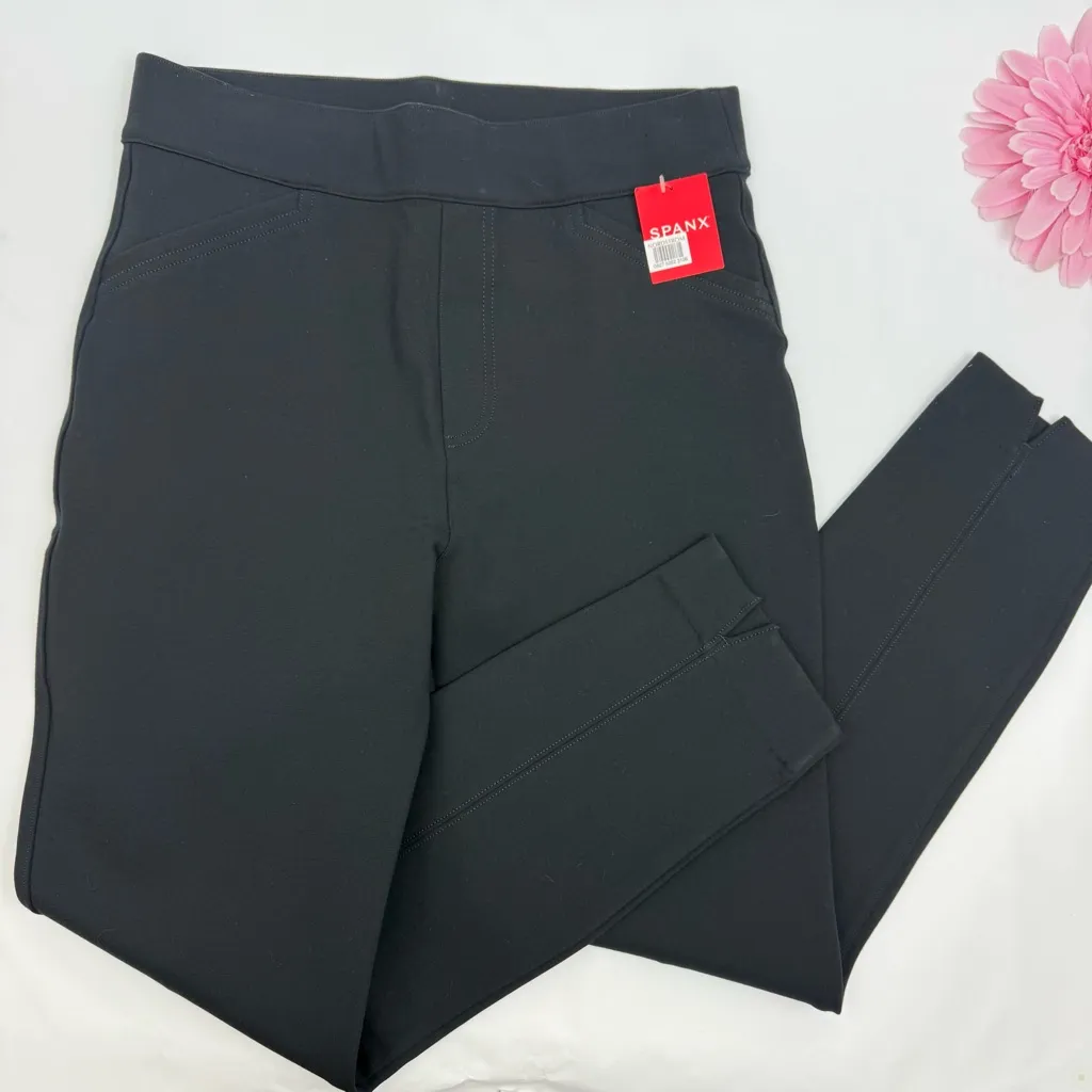 SPANX Backseam Skinny Pants Ponte Classic Black - Image 7