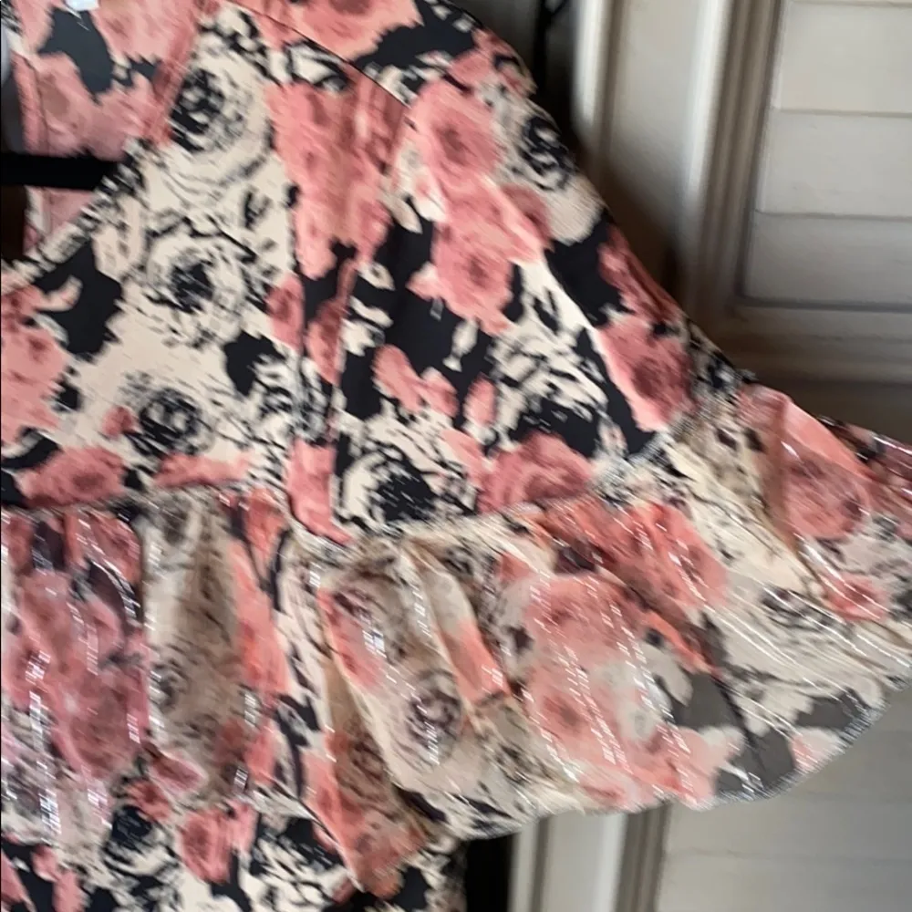 Lucky brand pink/black floral dress sz S - Image 2