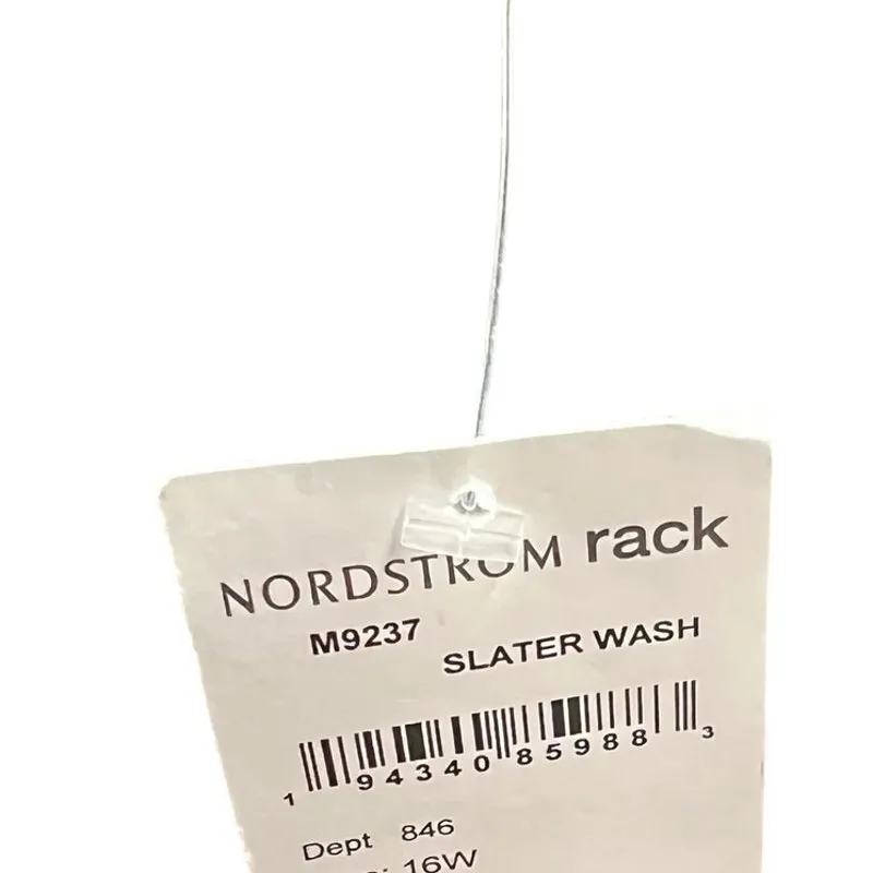 Madewell High Rise Denim Shorts Slater Wash‎ Gray Black Plus Size 16W - Image 10