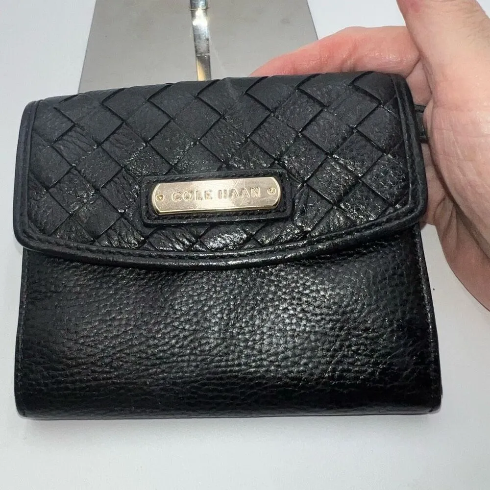 Cole Haan Weaved Bi Fold Wallet - Image 3