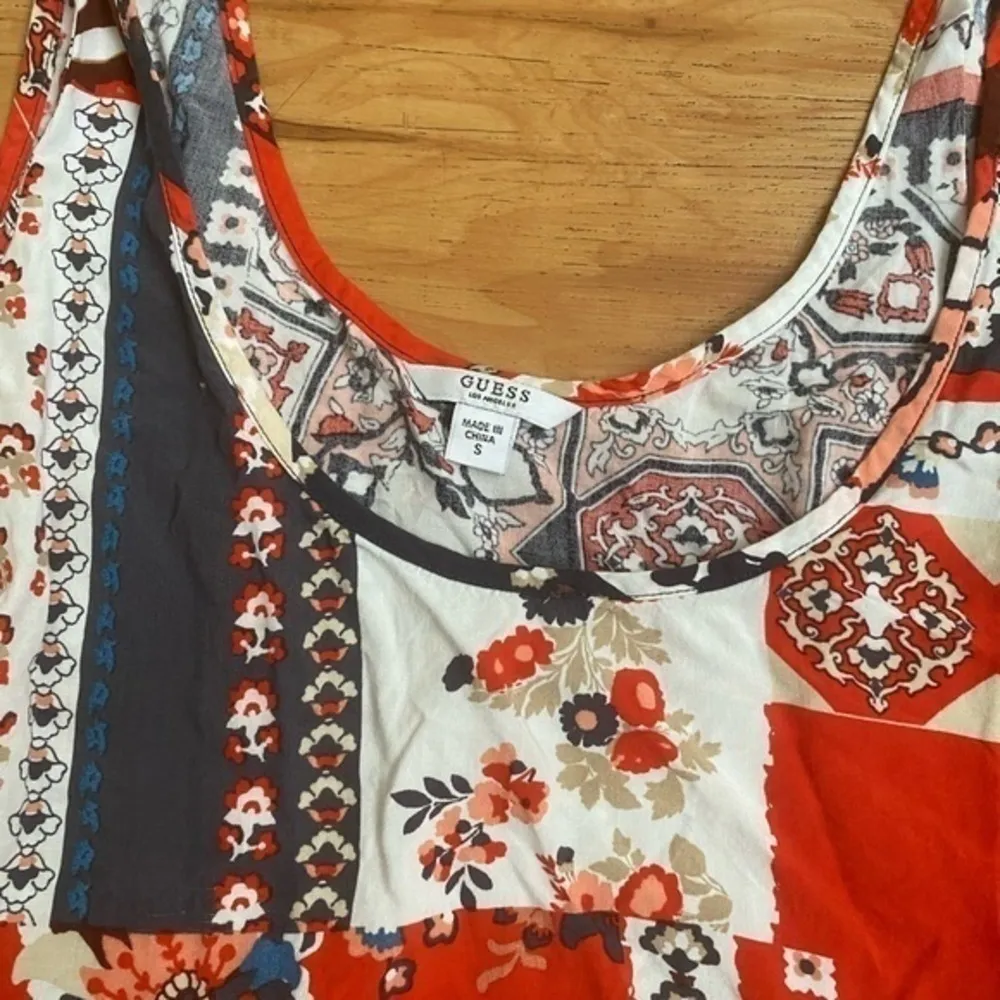 Womens Guess BELLA PEPLUM TOP sz S - Image 6