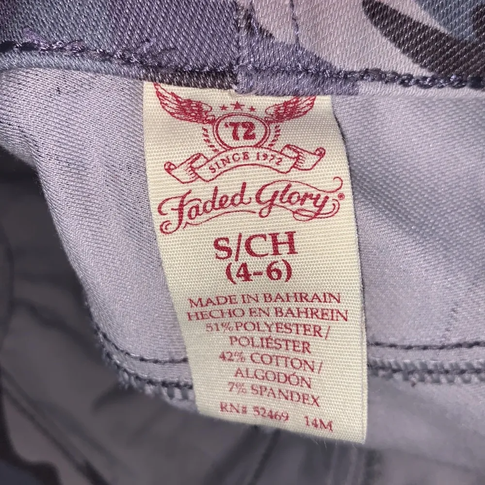 Faded Glory grey camo jegging skinny pants skinny jeans - Image 6