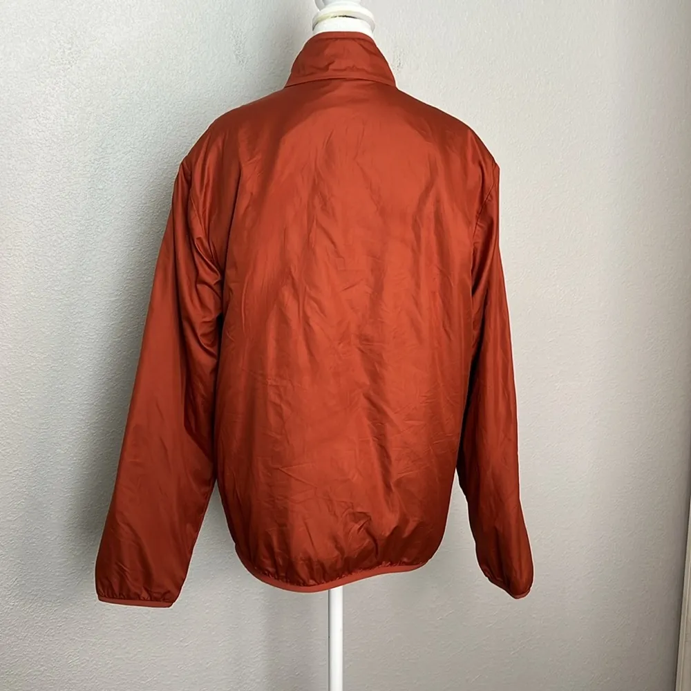 Everlane ReNew Reversible Fleece Jacket Orange Size Large - Image 3