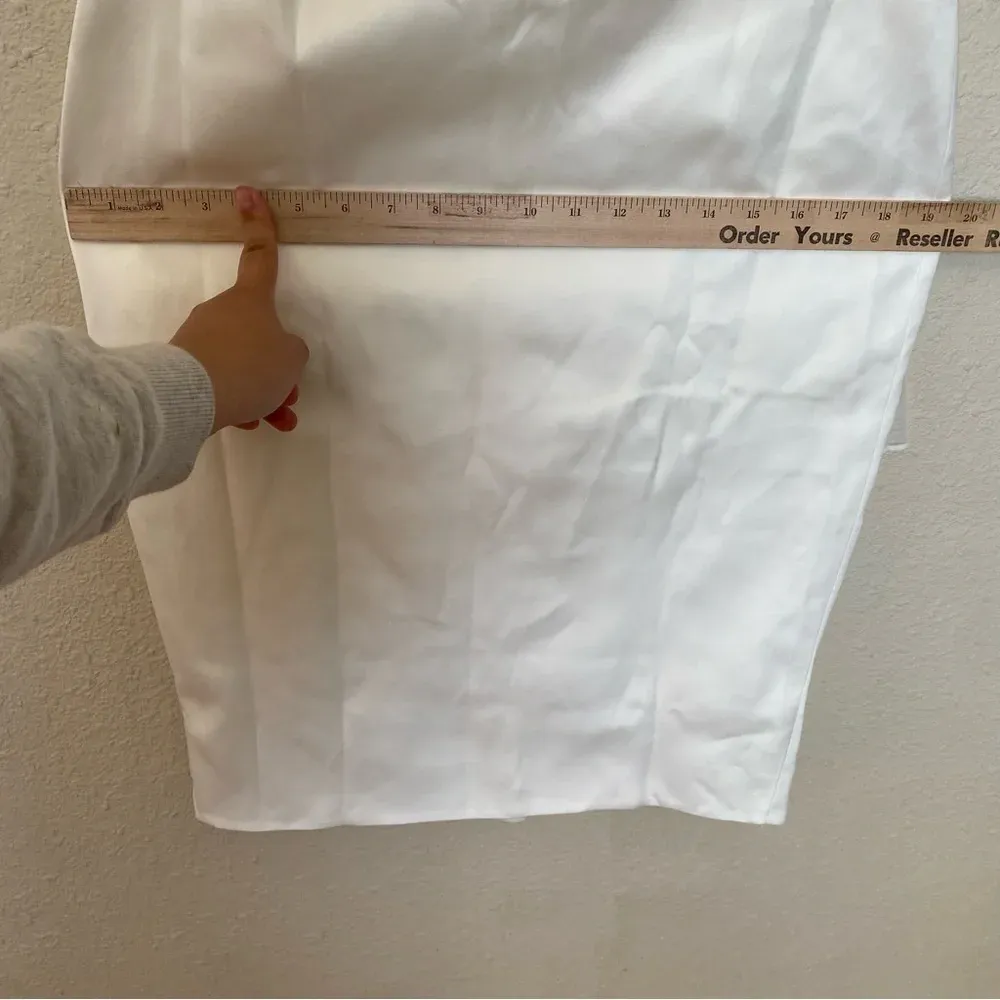 HOUSE OF CB 'Loulou' Ivory Satin Cutout Midi Dress rhinestone NWOT size‎ Large - Image 6