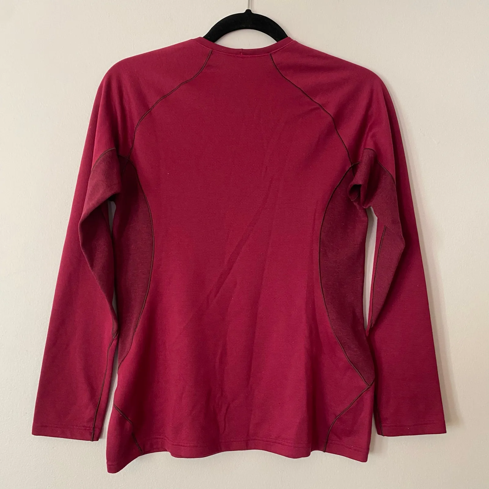 Patagonia Magenta Purple Capilene 3 Long Sleeve Base Layer Shirt Women's Small - Image 5