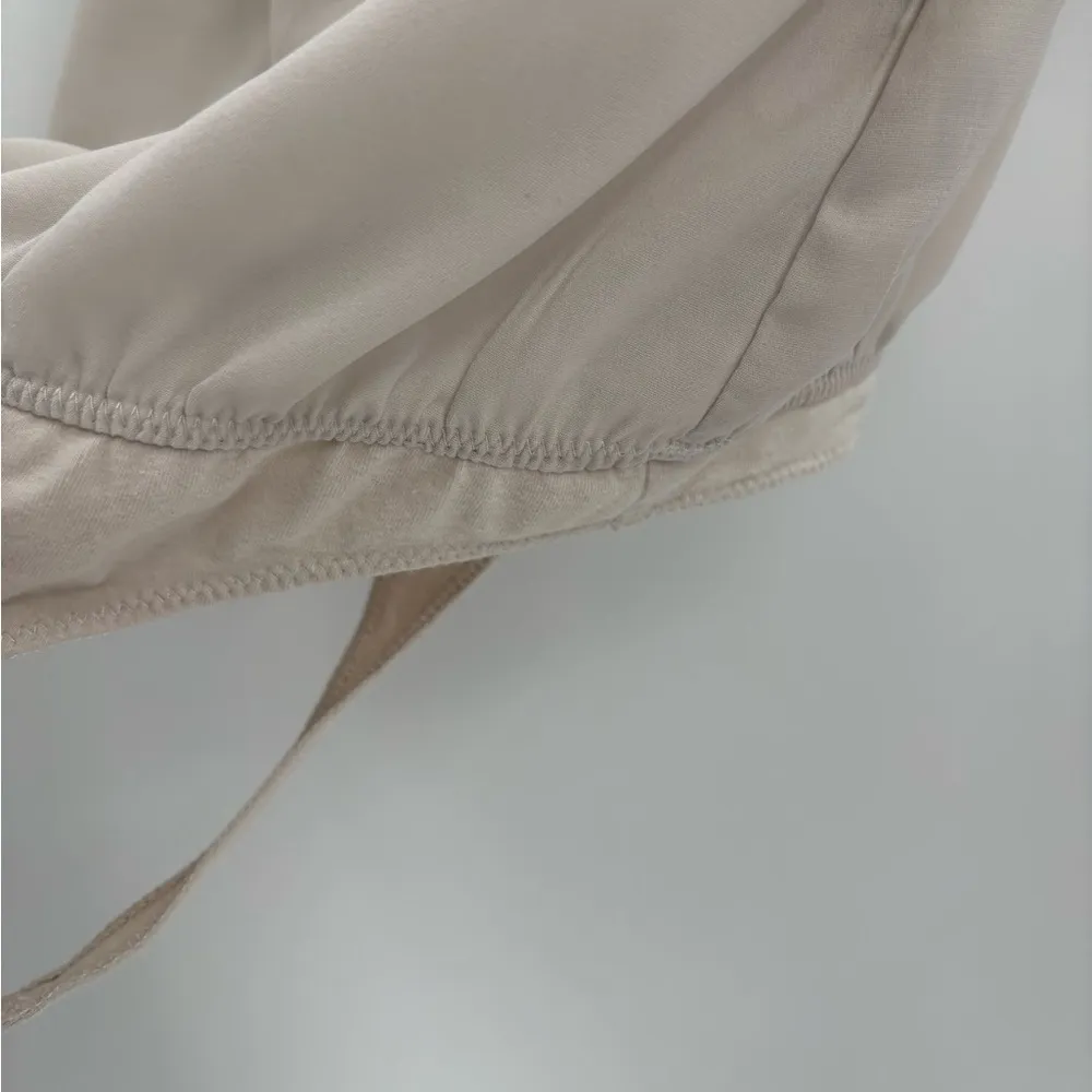 Abercrombie and fitch strap cami beige polyester bodysuit size xs - Image 7