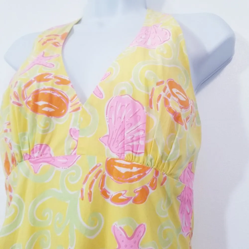 Lilly Pulitzer Bright Colors Under the Sea Halter Mini Dress - Image 12