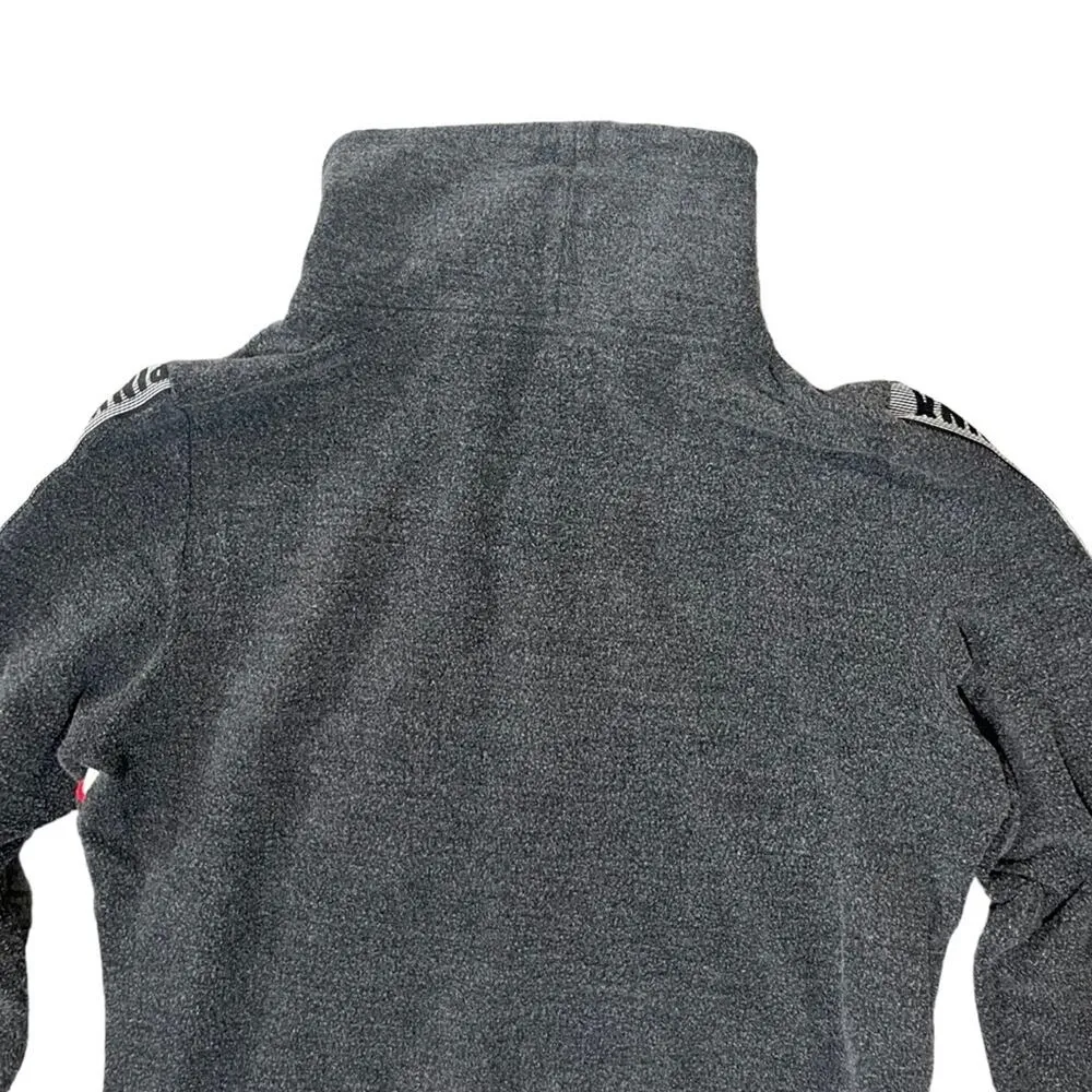 PINK Victoria's Secret Pullover Womens L Gray Cowl Neck Kangaroo Pocket Comfy Size L - Image 6