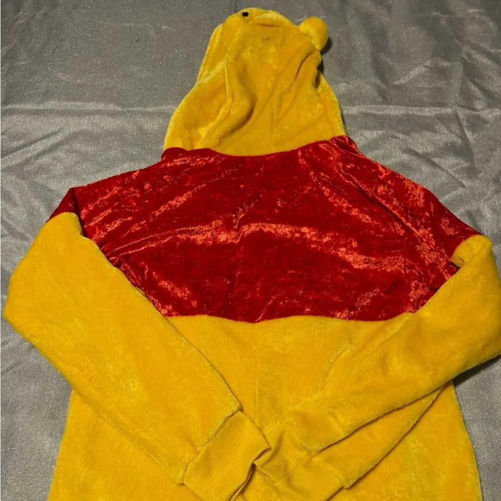 Disney Winnie The Pooh Red and Yellow Pajama  Onesie - Image 2