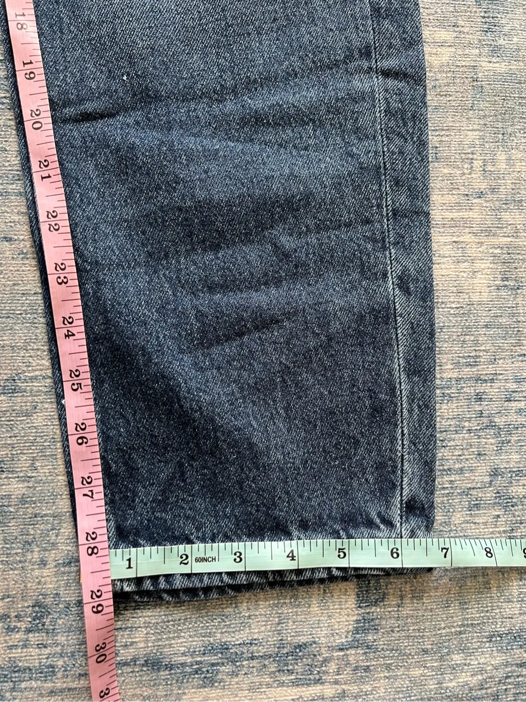 Zara Ultra High Rise Button Fly Belted Cinched Elastic Waist Mom Jeans Size 2 - Image 6