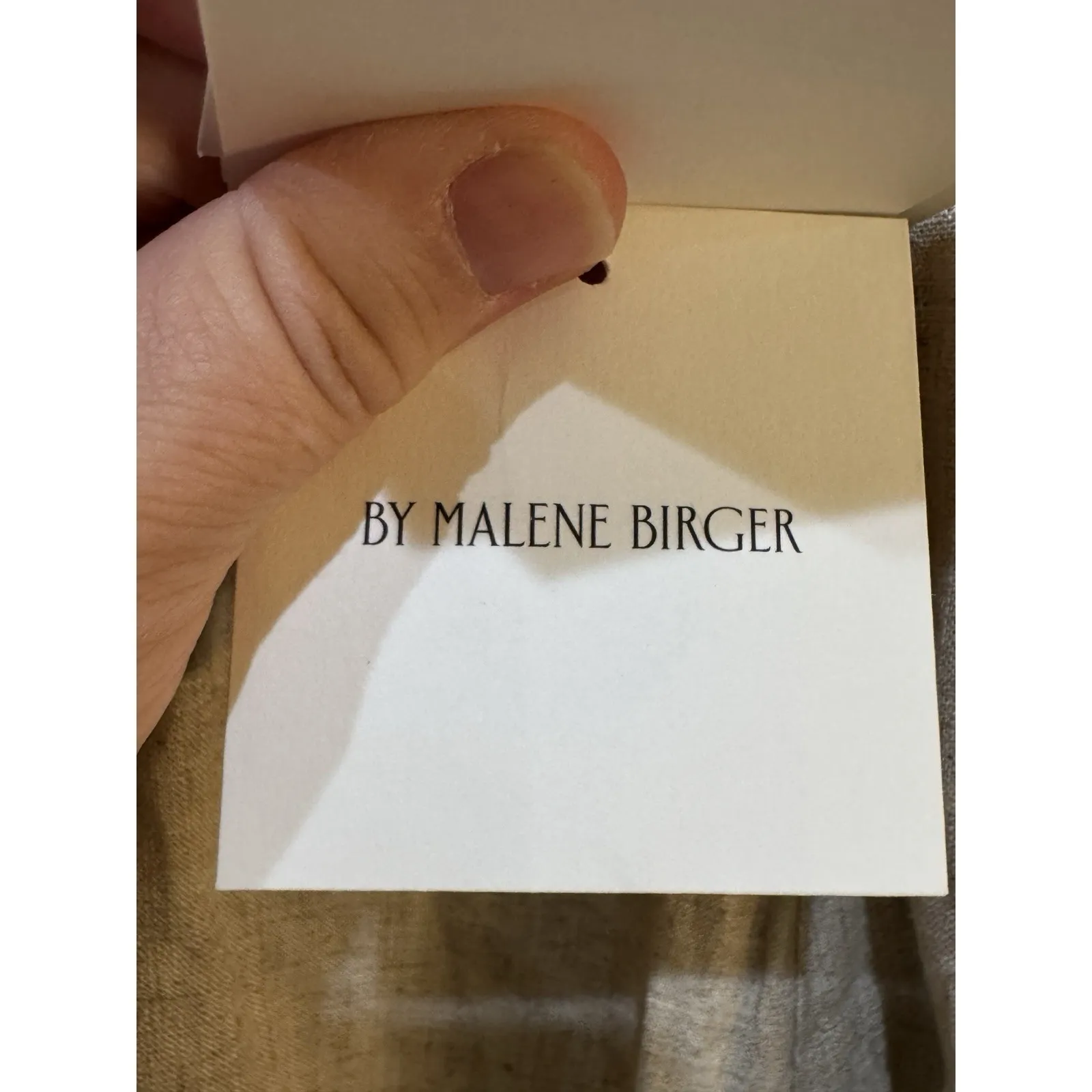 By Malene‎ Birger Women Cymbaria Pleated Wide Leg Pants Size 38 Natural Linen Tan - Image 8