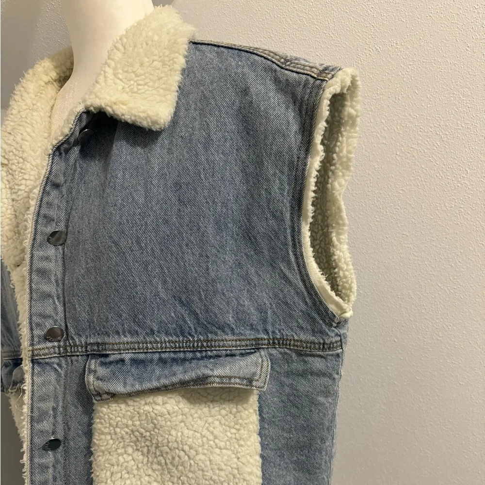 Wool Jean Vest Size XL - Image 6
