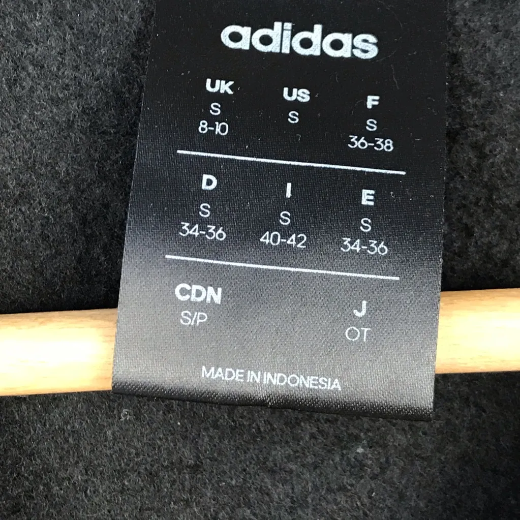 Adidas Women's Three Stripes Pullover Crewneck Sweatshirt Black - Image 5