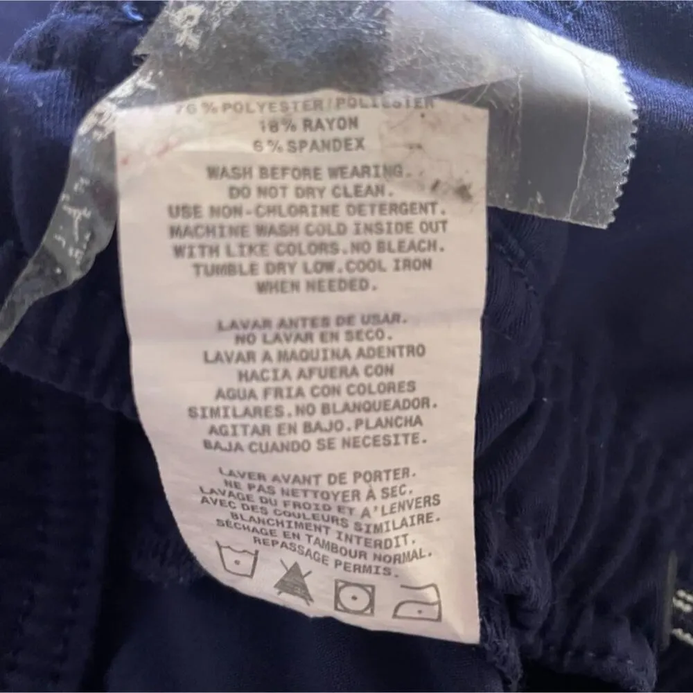 Jaanuu Size Small Scrub Pants Joggers Cargo Uniform Nurse Doctor Healthcare Blue - Image 8