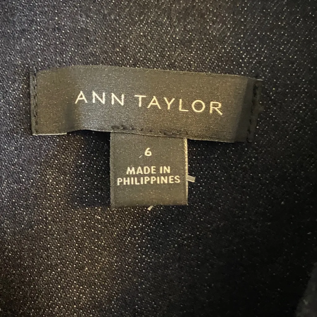Ann Taylor Dark Blue Jean Jacket - Image 2