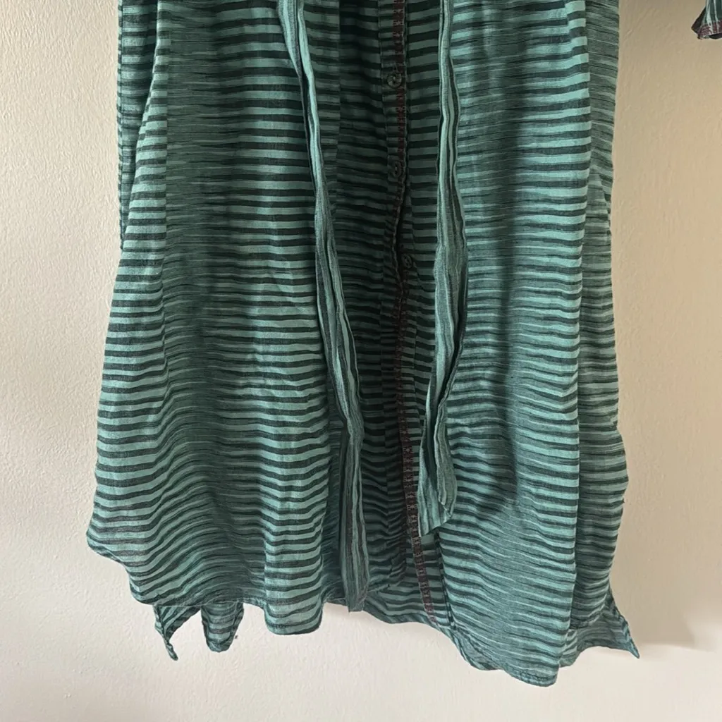 ULLA JOHNSON Fiora striped cotton-voile midi dress, Size 8, $498 - Image 12