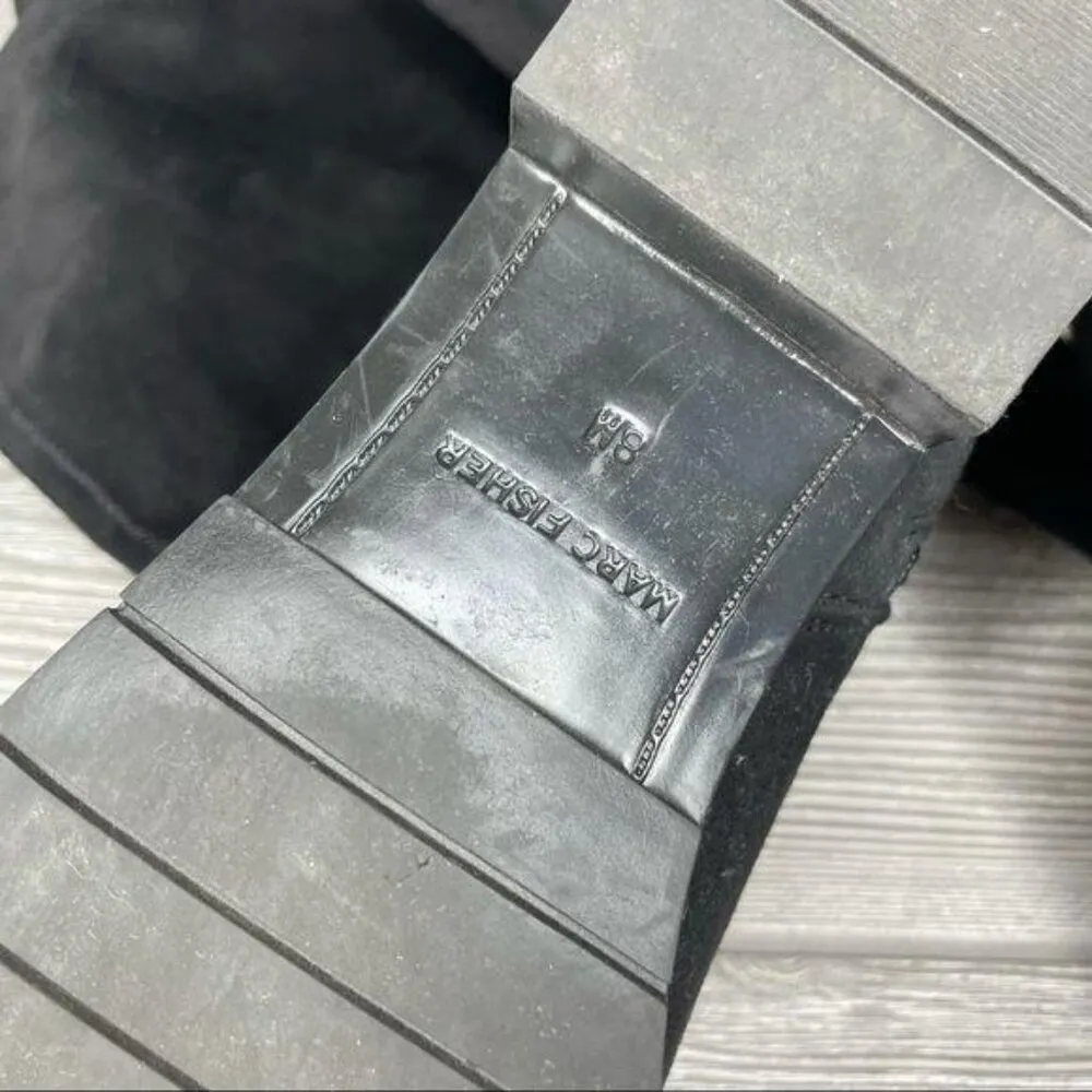 Marc Fisher studded jay walker OTK heeled tall books boots 8 - Image 3