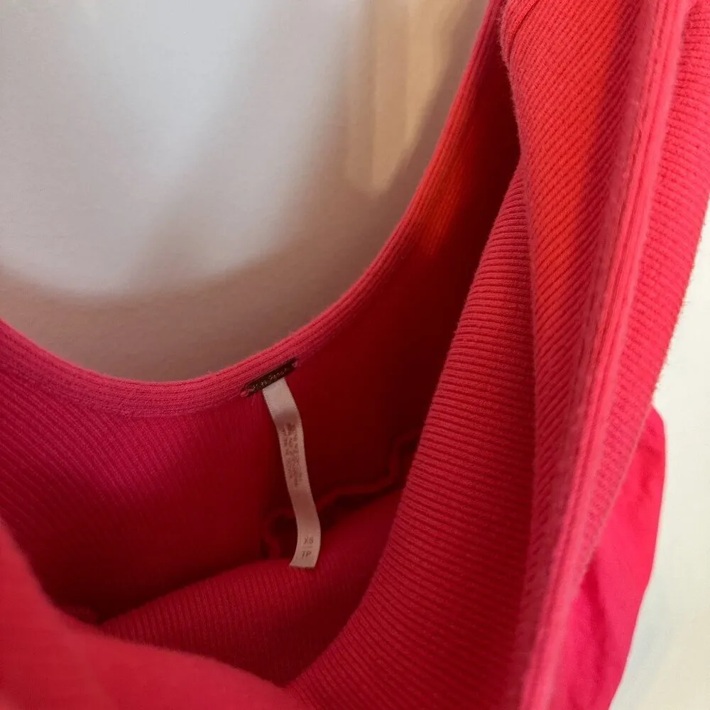 FREE PEOPLE Dylan Midi Dress in Pink Size X-Small - Image 7