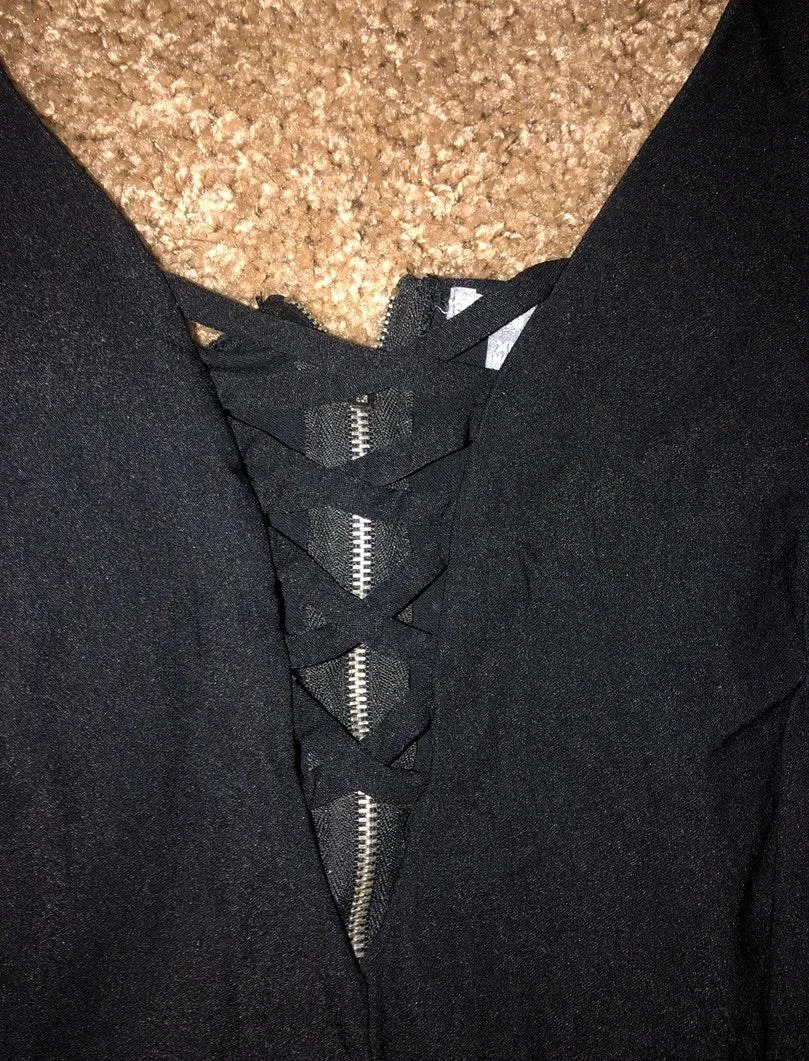 Charlotte Russe Black Crop Top  - Image 3