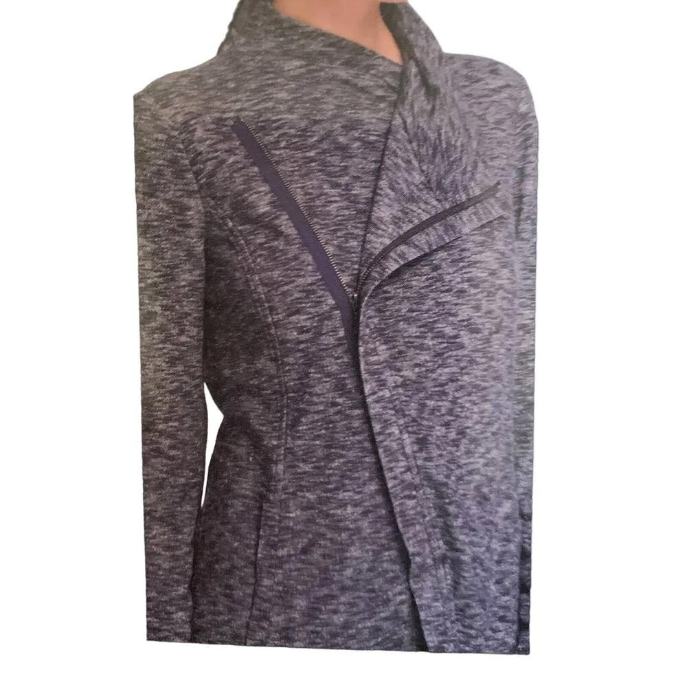 G.H. BASS & CO. Womens Cardigan Knit Black and Gray Jacket Small - Image 6
