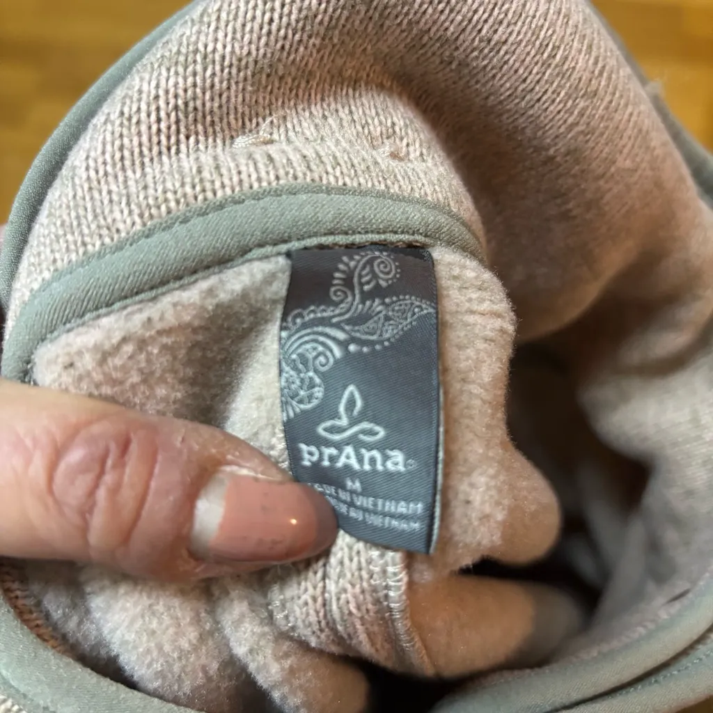 Prana Tri Thermal Threads Polartec Pullover Outdoor Hiking Camping Tunic M - Image 7