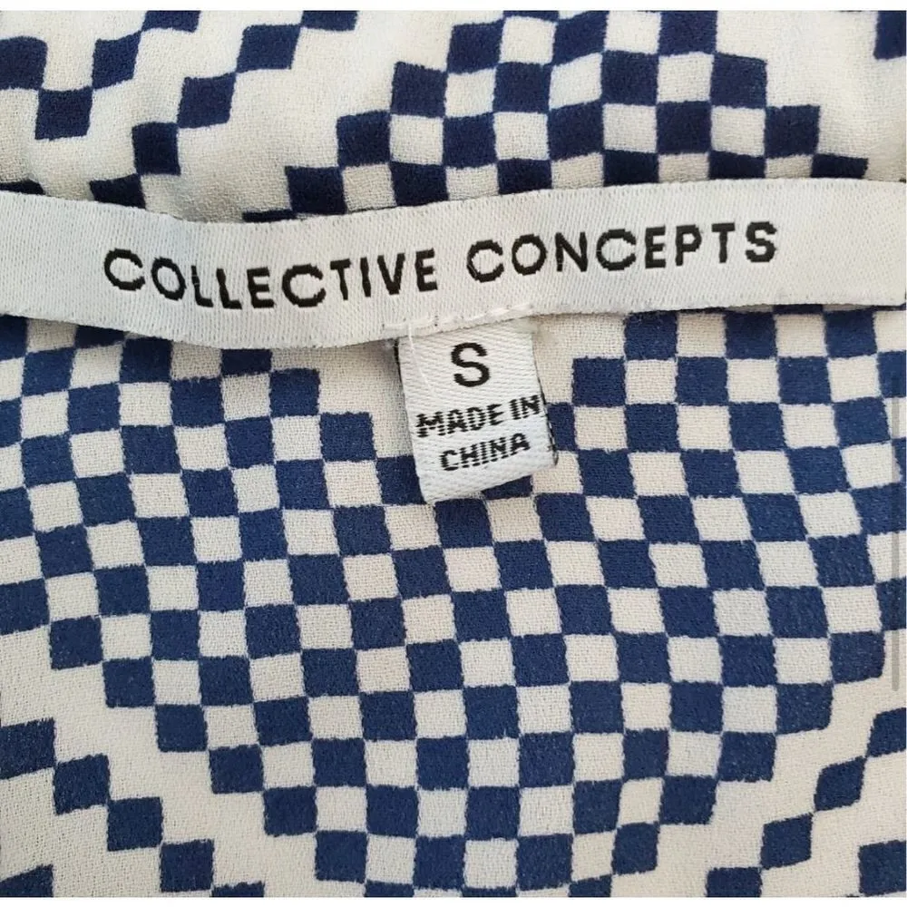 Collective Concepts Cap‎ Short Sleeve
Blouse Top Size Small - Image 7