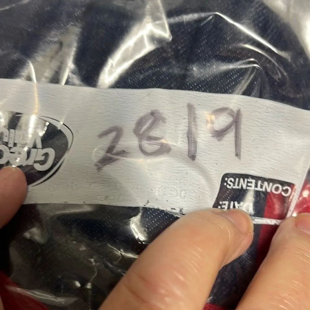 Vintage Nova Nova high waisted denim shorts plaid trim and lined. Size XL. Blue - Image 6