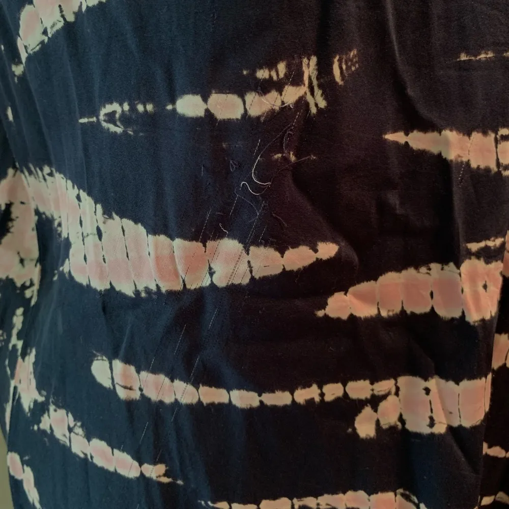 tie dye satin double slit midi skirt - Image 2