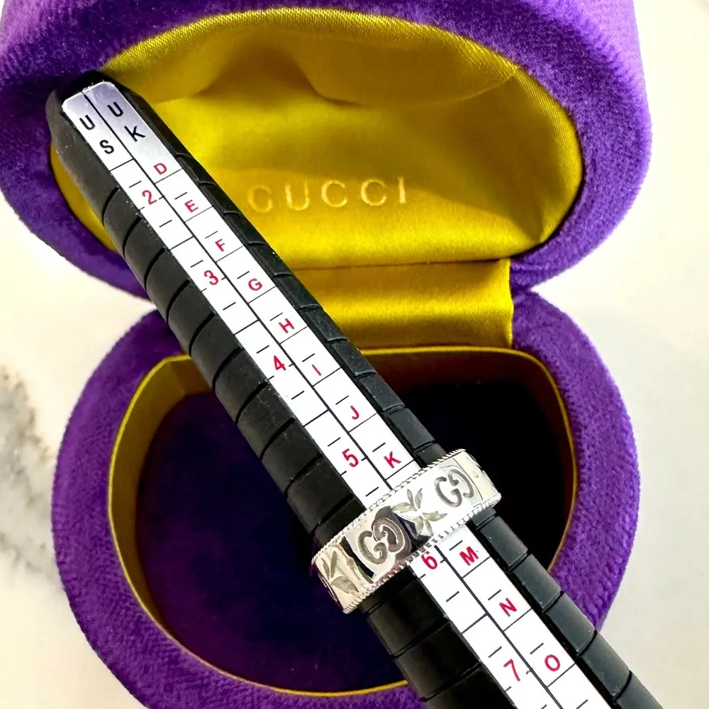 Gucci Icon Blooms Ring 18kt White Gold - Image 9