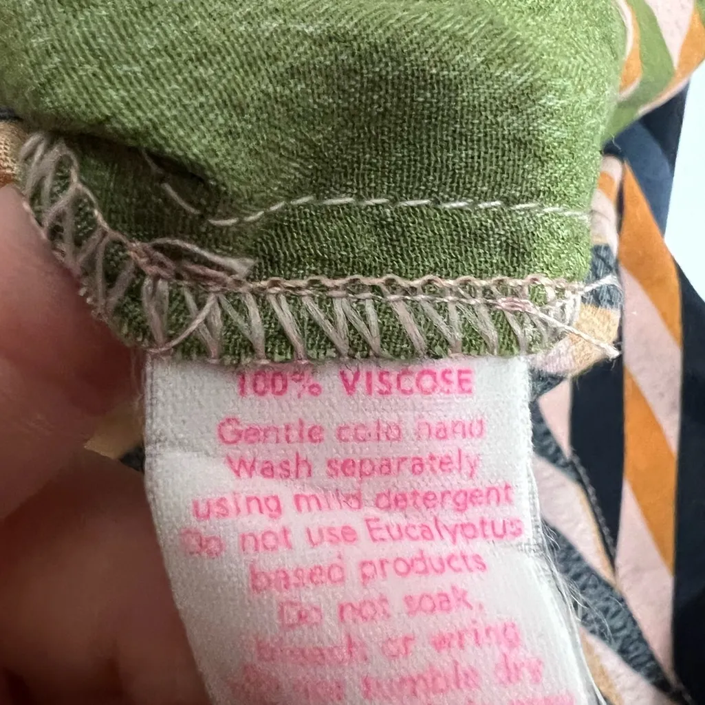 Obus geometric print blouse Size M - Image 5