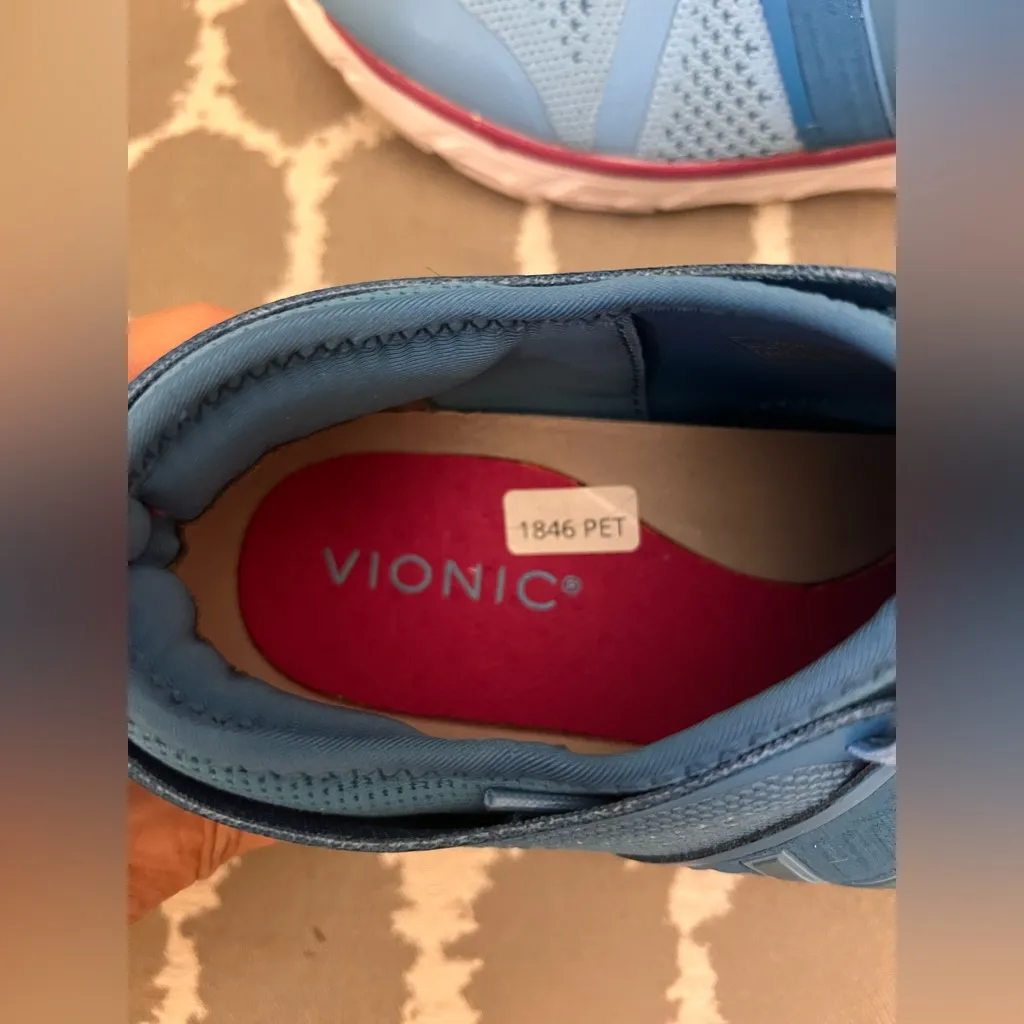 Vionic Blue and Pink Athletic Shoes 8.5 activewear athleisure ortho comfort - Image 2