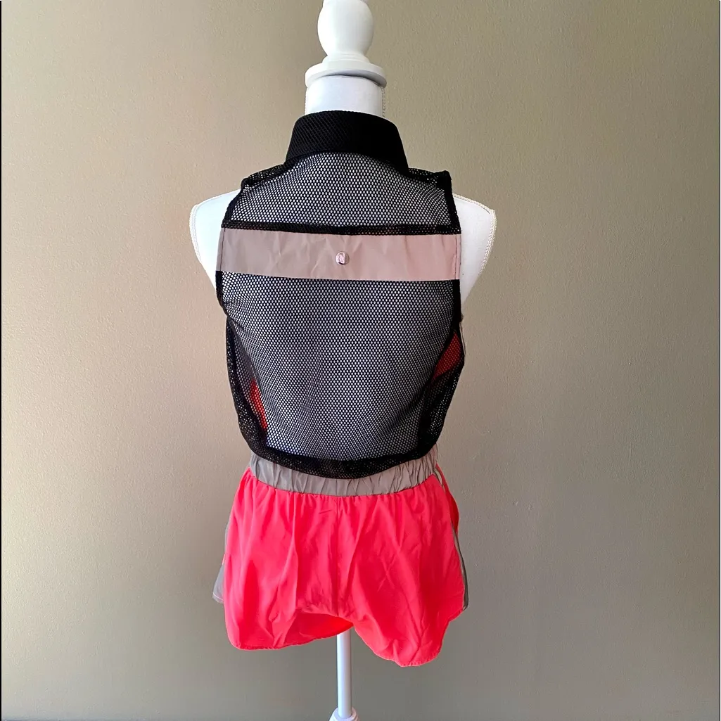 Neon Pink Reflective Romper, NWOT - Image 4