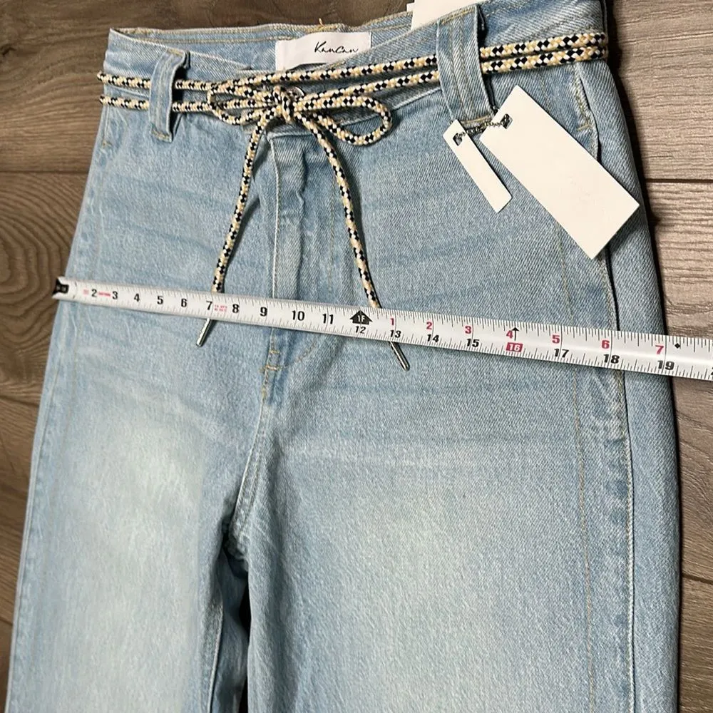 KanCan Winona Ultra High Rise 90’s Flare Boyfriend Snap Jeans‎ Blue Size 27 - Image 9