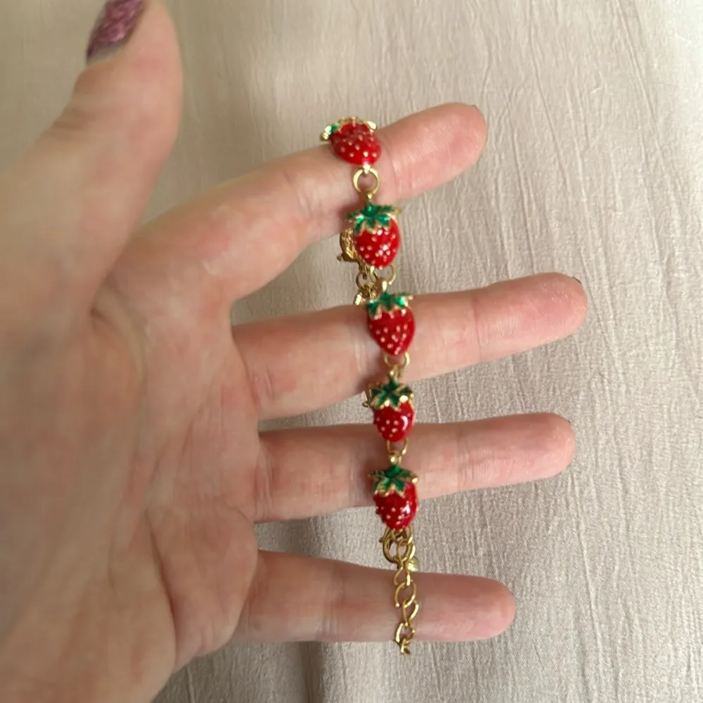 Shein Strawberry Bracelet - Image 3