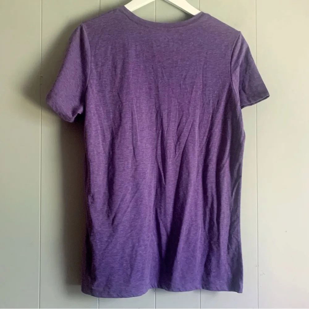 Way to Celebrate Halloween Dia de Los Muertos Candy Skull Graphic Tee L Purple Size L - Image 2