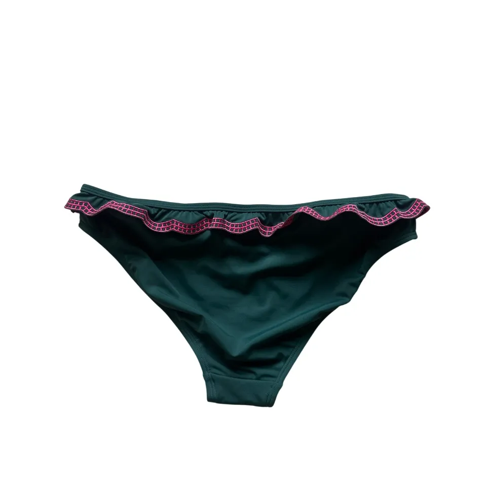 Boden Corfu Green Bikini Bottoms Sz 6 Scalloped Trim Swimwear Beach Resort - Image 4