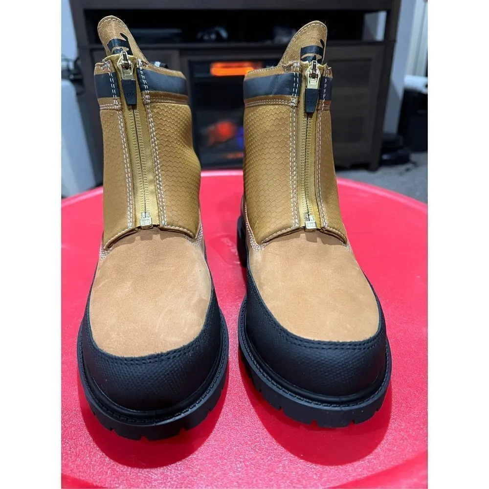 Timberland Heritage 6 in Front Zip Boot Size 7 Women's TB0A2JTV231 Wheat Nubuck - Image 2