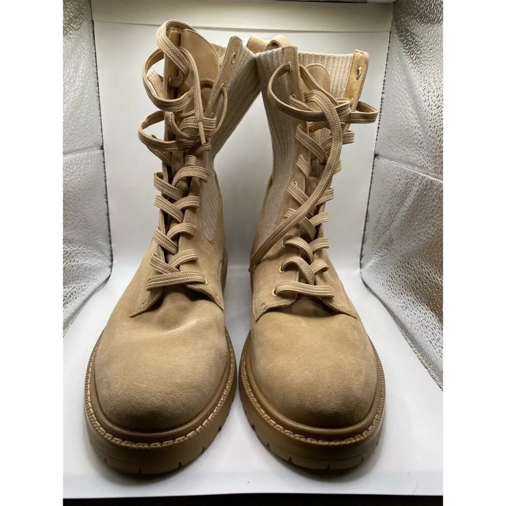 NWOB Sam Edelman Lydell Combat Boot Sesame 9 Blogger Favorite - Image 6