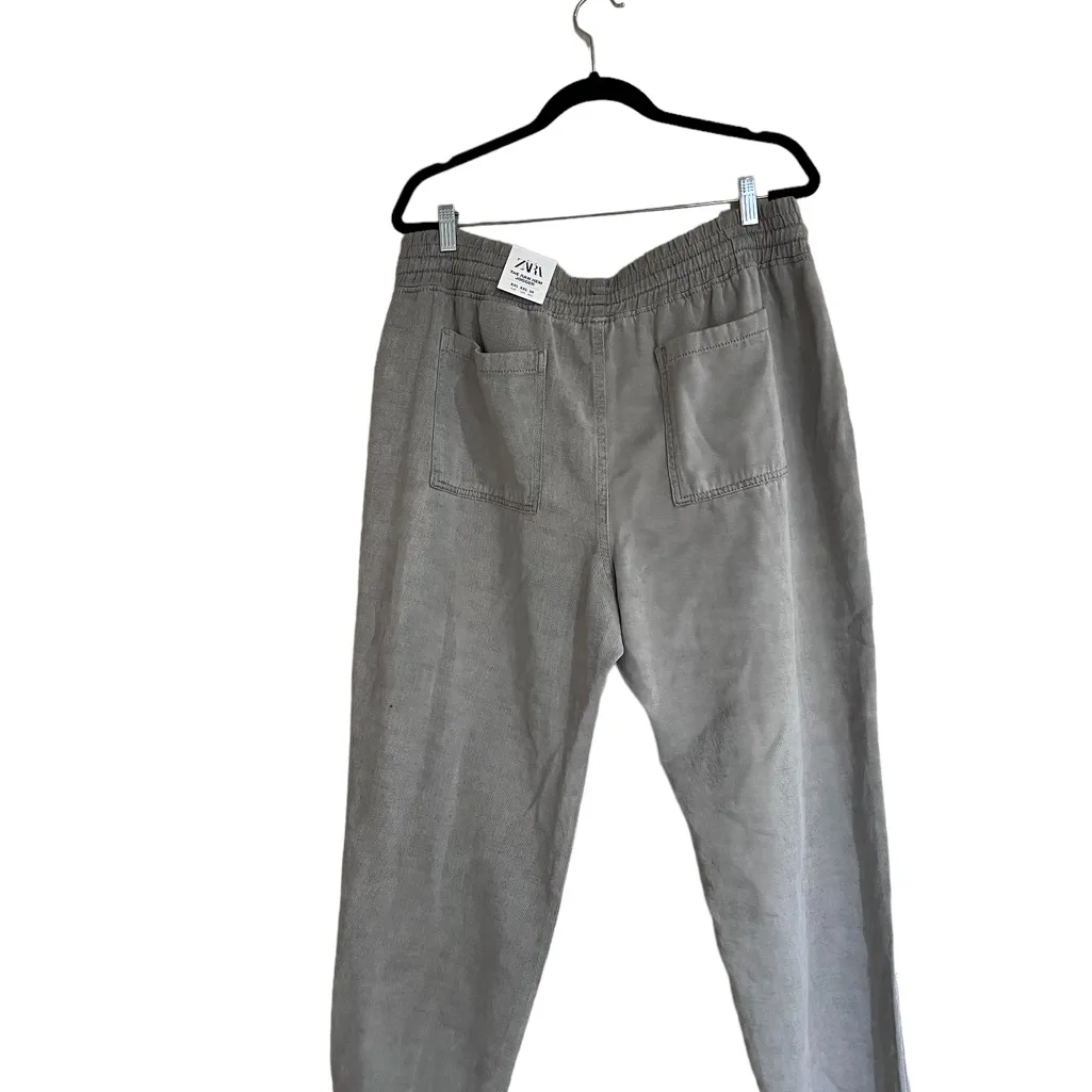 NWT ZARA PANTALON THE RAW HEM JOGGER PANT BLOGGERS FAV XXL - Image 14