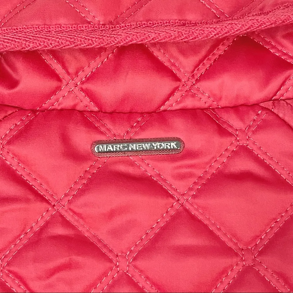 Marc New York Andrew Marc Quilted Pink Zip Front Jacket Size Small - Image 11