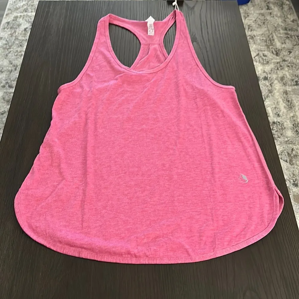 Icyzone- Workout Athletic Racerback pink Tank Top NWT ,L - Image 5
