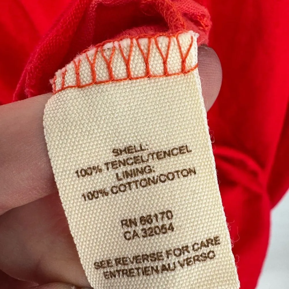 Free People Romper Shorts Beaded Racerback Red Sz‎ 12 NWT - Image 6