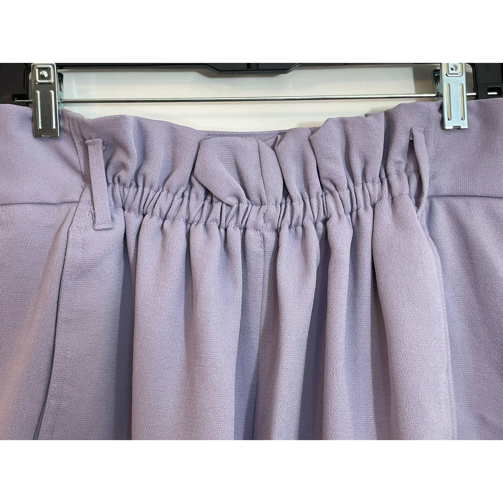 Wilfred Shorts Size 12 Lavender High Rise Paper Bag Dressy Preppy Country Club - Image 2