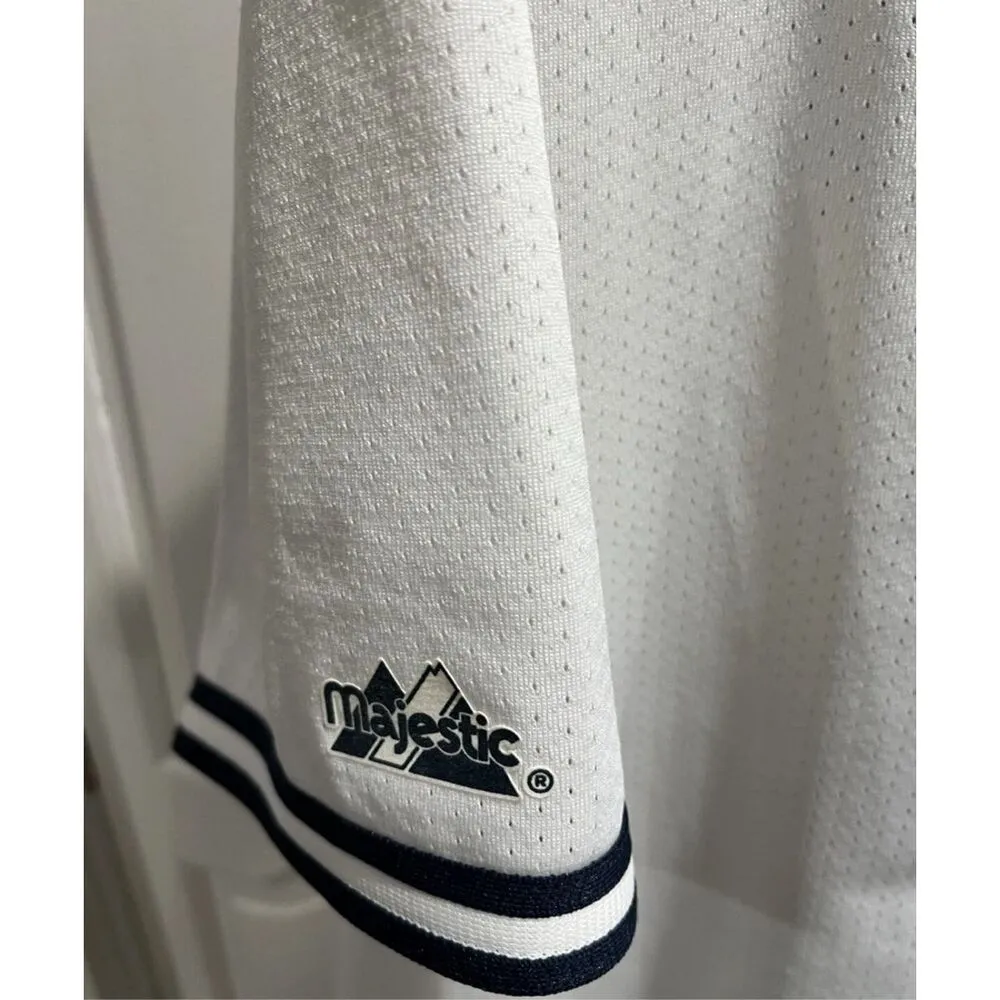 Majestic Derek Jeter #2 Yankees Jersey XL White MLB Men’s Sewn USA Authentic - Image 7
