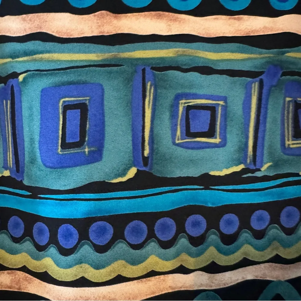 Vintage Fireplace Women’s Size Large L Blazer Lightweight Button Down Blue - Image 3